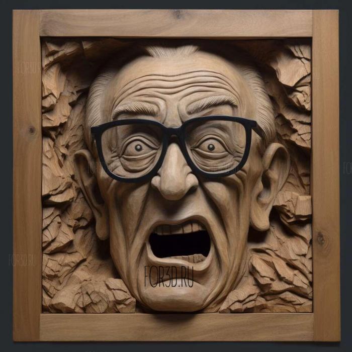 ralph steadman 3 stl model for CNC